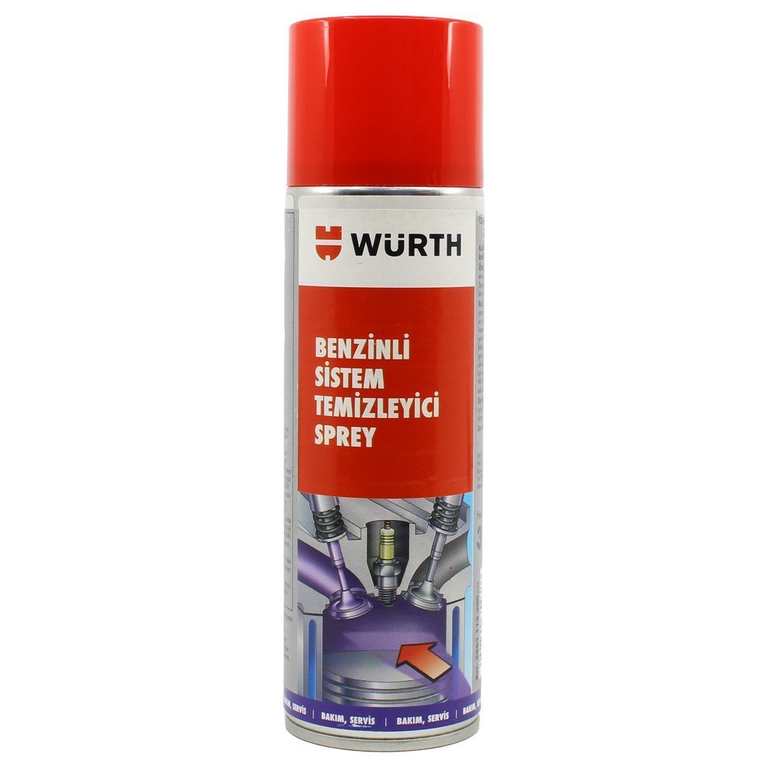 wurth-benzinli-sistem-temizleyici-sprey.jpg Würth Benzin Hava Girişi Sistem Temizleyici Sprey 300 Ml - Görsel 1