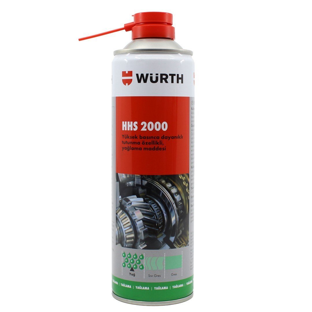 wurth-hhs-2000.jpg Würth HHS 2000 Tutunma Özellikli Zincir Yağlayıcı Sprey 500 Ml - Görsel 1