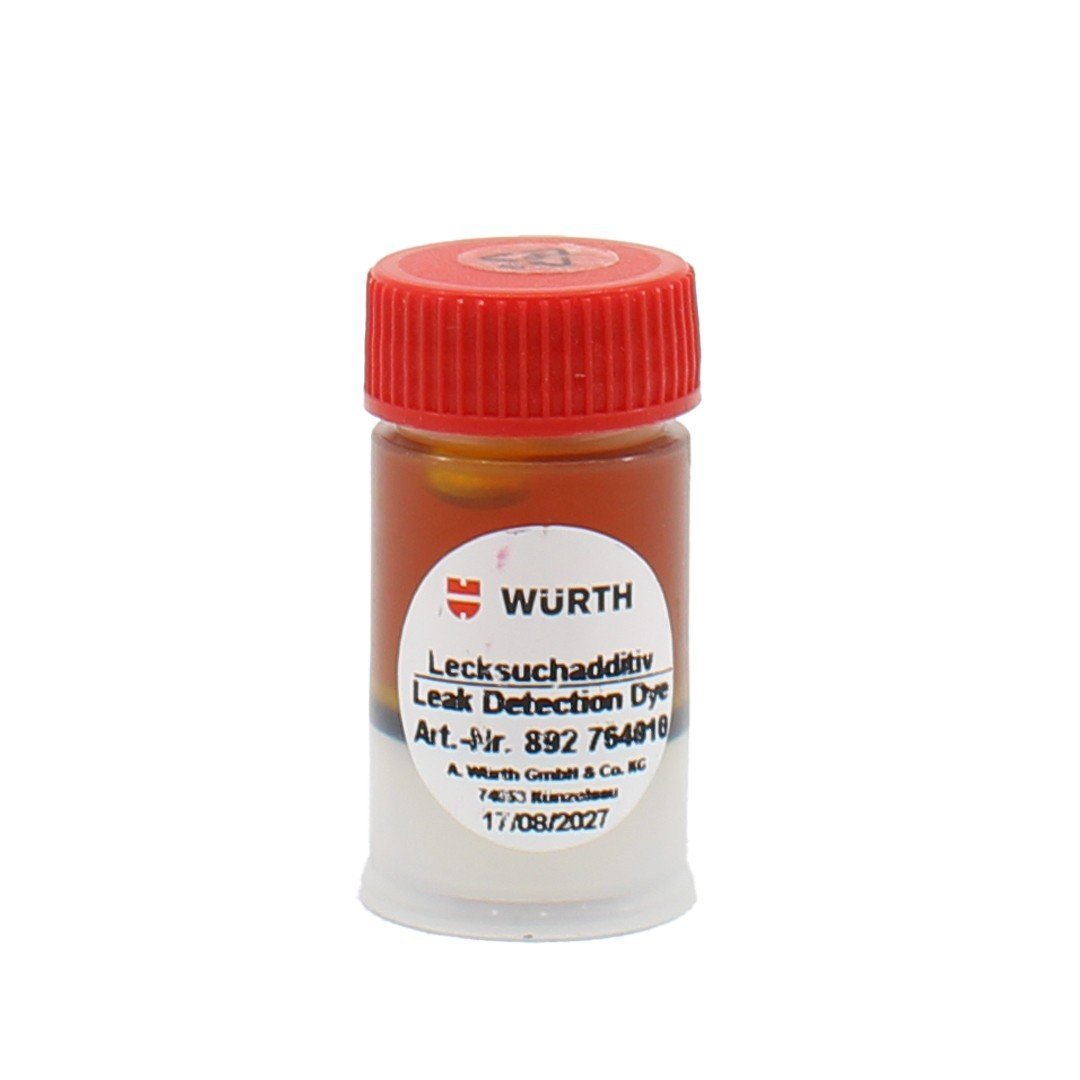 wurth-klima-kacak-arama-sivisi.jpg Würth Klima Kaçak Arama Sıvısı 7,5 ML Kartuş Leak Detection Dye - Görsel 1