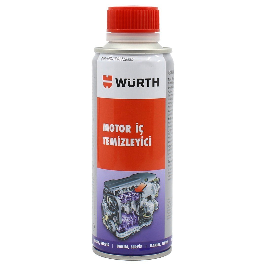wurth-motor-ic-temizleyici.jpg Würth Motor İçi Temizleyici 200 ML Benzinli ve Dizel Motorlar İçin - Görsel 1
