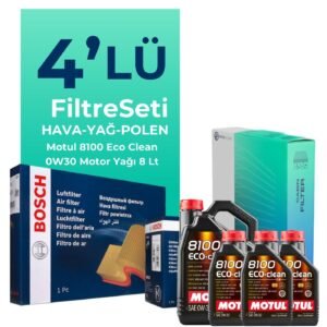 BOSCH Citroen Jumper 2.0 BlueHDi Dizel Filtre Bakım Seti Motul Motor Yağlı (2015-2020) 4 Lü