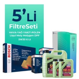 BOSCH Citroen Jumper 2.2 Dizel Filtre Bakım Seti Liqui Moly Motor Yağlı (2014-2016) 5 Li
