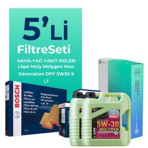BOSCH Ford Ranger 3.2 Dizel Filtre Bakım Seti Liqui Moly Motor Yağlı (2012-2019) 5 Li