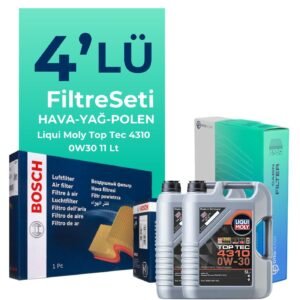 BOSCH Ford Transit V363 2.0 Dizel Filtre Bakım Seti Liqui Moly Motor Yağlı (2014-2024) 4 Lü