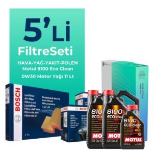 BOSCH Ford Transit V363 2.0 Dizel Filtre Bakım Seti Motul Motor Yağlı (2014-2024) 5 Li