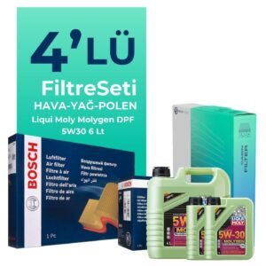 Bosch Hyundai Santa FE 2.2 Dizel Filtre Bakım Seti Liqui Moly Motor Yağlı (2009-2013) 4 Lü