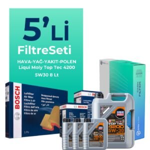BOSCH Mercedes CLS300 Dizel Filtre Bakım Seti Liqui Moly Motor Yağlı (2018-2023) 5 Li