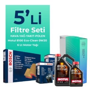 Bosch Mercedes GLC220 Dizel Filtre Bakım Seti Motul Motor Yağlı (2023-2025) 5 Li
