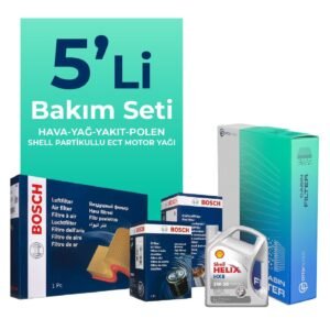 Bosch Mercedes Sprinter 515 Dizel Filtre Bakım Seti Shell Motor Yağlı (2006-2012) 5 Li