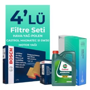 BOSCH Opel Corsa 1.3 Dizel Filtre Bakım Seti Castrol Motor Yağlı (2011-2014) 4 Lü
