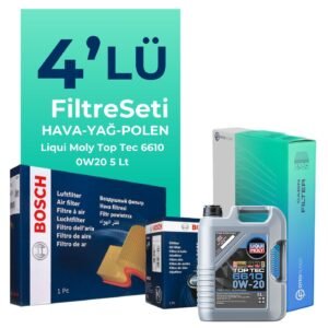 BOSCH Opel Insignia 1.5 Dizel Filtre Bakım Seti Liqui Moly Motor Yağlı (2018-2023) 4 Lü