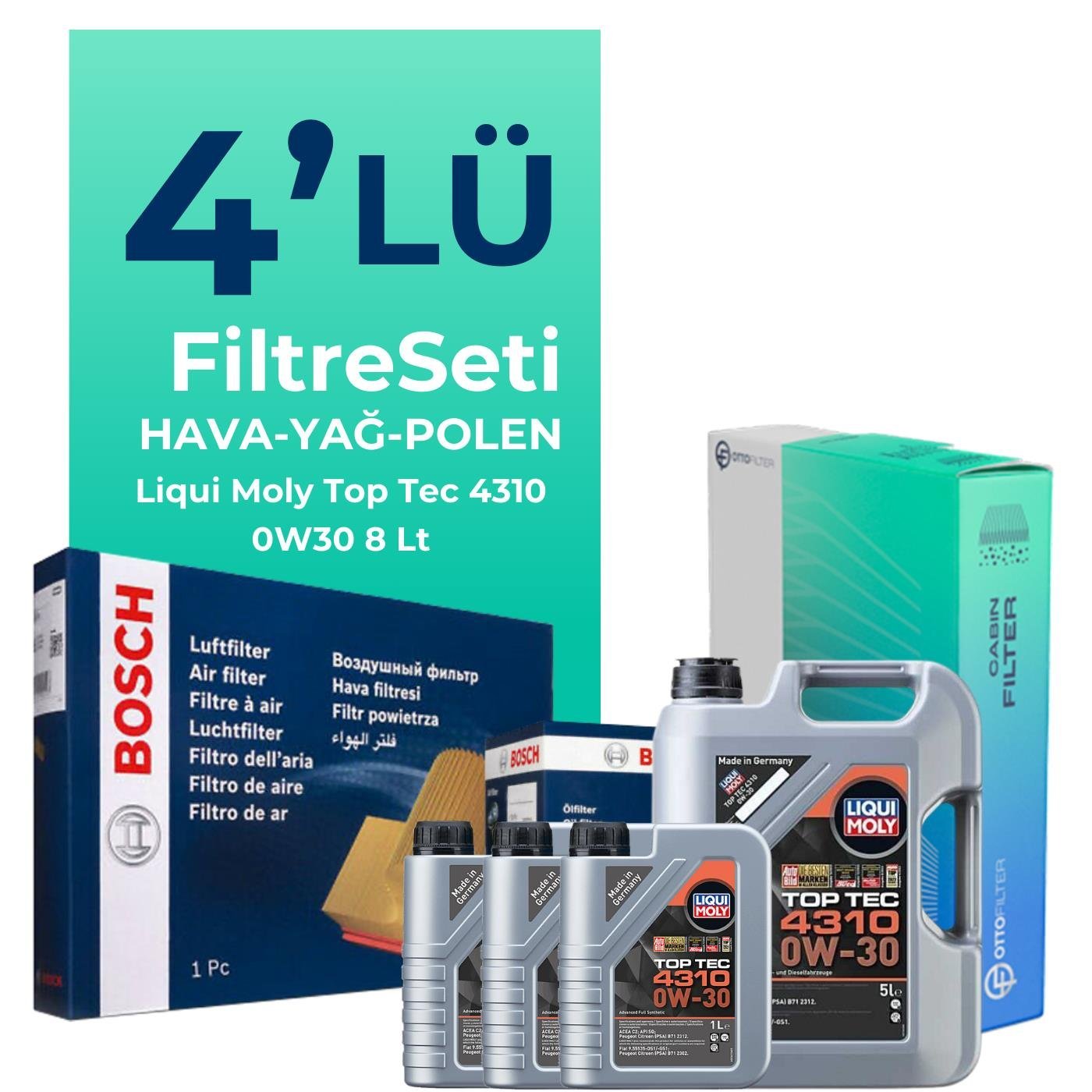 bosch-peugeot-expert-2-0-dizel-filtre-bakim-seti-liqui-moly-motor-yagli-2017-2024-4-lu-122552 Bosch Peugeot Expert 2.0 Dizel Filtre Bakım Seti Liqui Moly Motor Yağlı (2017-2024) 4 Lü - Görsel 1
