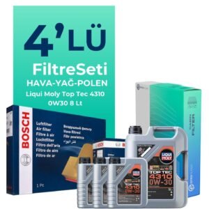 BOSCH Range Rover Sport 2.0 Dizel Filtre Bakım Seti Liqui Moly Motor Yağlı (2017-2019) 4 Lü