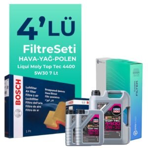 BOSCH Renault Laguna 2.0 Dizel Filtre Bakım Seti Liqui Moly Motor Yağlı (2008-2015) 4 Lü