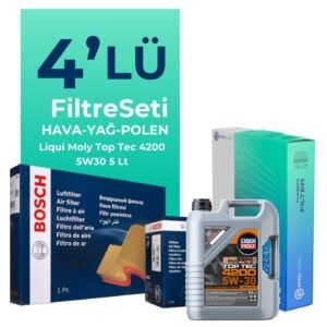 BOSCH Seat Altea 1.6 Dizel Filtre Bakım Seti Liqui Moly Motor Yağlı (2010-2015) 4 Lü