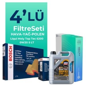 BOSCH Volkswagen Arteon 1.5 TSi Filtre Bakım Seti Liqui Moly Motor Yağlı (2017-2019) 4 Lü