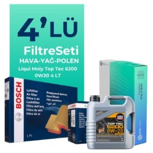 BOSCH Volkswagen T-Cross 1.0 TSi Filtre Bakım Seti Liqui Moly Motor Yağlı (2020-2024) 4 Lü
