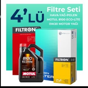 Filtron Honda Accord 1.5 Benzin Filtre Bakım Seti Motul Motor Yağlı (2021-2024) 4 Lü