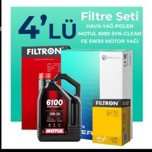 Filtron Honda Accord 2.0 Benzin Filtre Bakım Seti Motul Motor Yağlı (2002-2007) 4 Lü