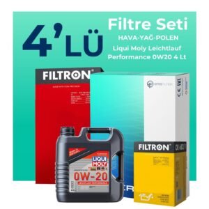 Filtron Honda HR-V 1.5 Hybrid Filtre Bakım Seti Liqui Moly Motor Yağlı (2021-2024) 4 Lü