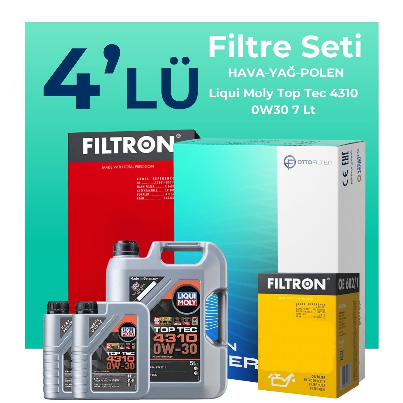 filtron-hyundai-staria-2-2-dizel-filtre-bakim-seti-liqui-moly-motor-yagli-2021-2024-4-lu-122615 Filtron Hyundai Staria 2.2 Dizel Filtre Bakım Seti Liqui Moly Motor Yağlı (2021-2024) 4 Lü - Görsel 1
