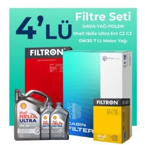 Filtron Hyundai Staria 2.2 Dizel Filtre Bakım Seti Shell Motor Yağlı (2021-2024) 4 Lü