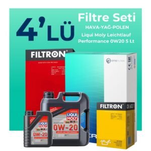 Filtron Hyundai Tucson 1.6 Dizel Filtre Bakım Seti Liqui Moly Motor Yağlı (2020-2024) 4 Lü