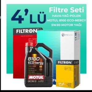 Filtron Kia Ceed 1.4 Benzin Filtre Bakım Seti Motul Motor Yağlı (2010-2012) 4 Lü