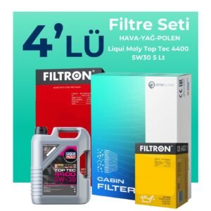 Filtron Mercedes Citan 1.5 Dizel Filtre Bakım Seti Liqui Moly Motor Yağlı (2012-2020) 4 Lü