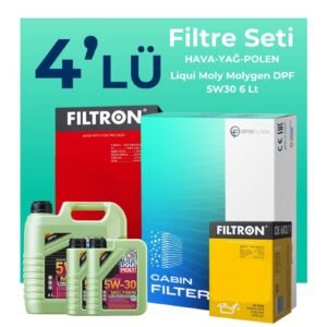 Filtron Opel Antara 2.0 Dizel Filtre Bakım Seti Liqui Moly Motor Yağlı (2006-2011) 4 Lü