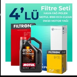 Filtron Opel Insignia 1.5 Dizel Filtre Bakım Seti Motul Motor Yağlı (2018-2023) 4 Lü