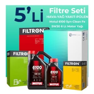 Filtron Subaru Forester 2.0 Dizel Filtre Bakım Seti Motul Motor Yağlı (2008-2013) 5 Li