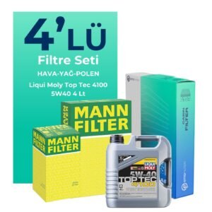 MANN Fiat Idea 1.3 Dizel Filtre Bakım Seti Liqui Moly Motor Yağlı (2004-2010) 4 Lü