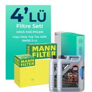 MANN Ford Transit V363 2.0 Dizel Filtre Bakım Seti Liqui Moly Motor Yağlı (2014-2024) 4 Lü