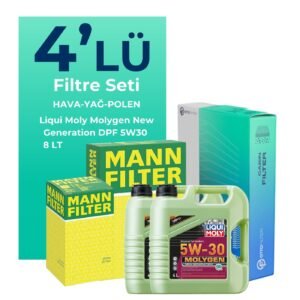 MANN Mercedes S320 Filtre Bakım Seti Liqui Moly Motor Yağlı (1999-2006) 4 Lü