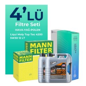 MANN Mercedes Sprinter 415 Dizel Filtre Bakım Seti Liqui Moly Motor Yağlı (2009-2012) 4 Lü