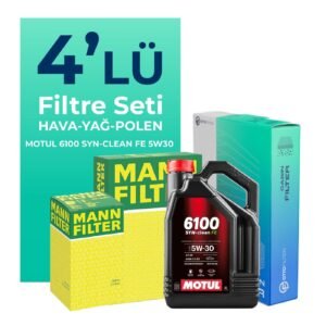 MANN Mitsubishi L200 2.4 Dizel Filtre Bakım Seti Motul Motor Yağlı (2015-2018) 4 Lü