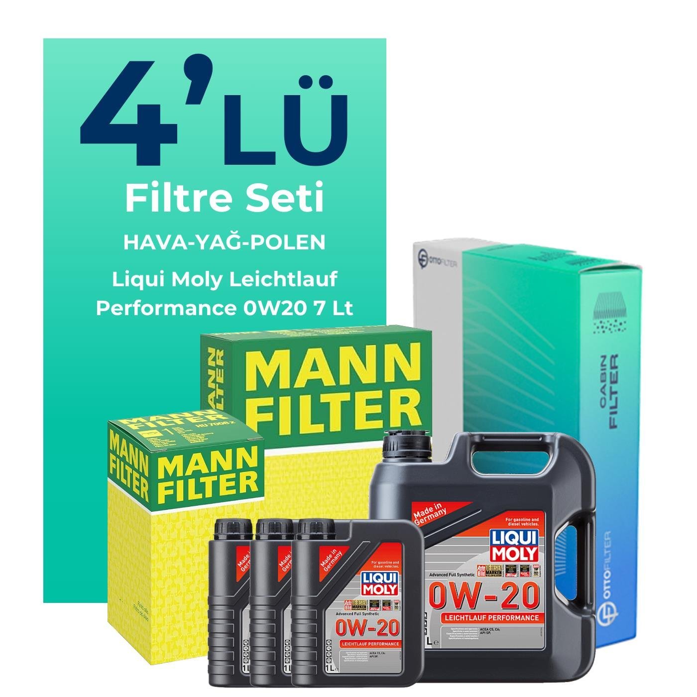 mann-range-rover-vogue-2-0-benzin-filtre-bakim-seti-liqui-moly-motor-yagli-2018-2021-4-lu-123073 MANN Range Rover Vogue 2.0 Benzin Filtre Bakım Seti Liqui Moly Motor Yağlı (2018-2021) 4 Lü - Görsel 1