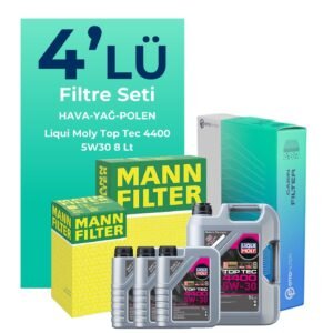 MANN Renault Master 2.3 Dizel Filtre Bakım Seti Liqui Moly Motor Yağlı (2011-2021) 4 Lü