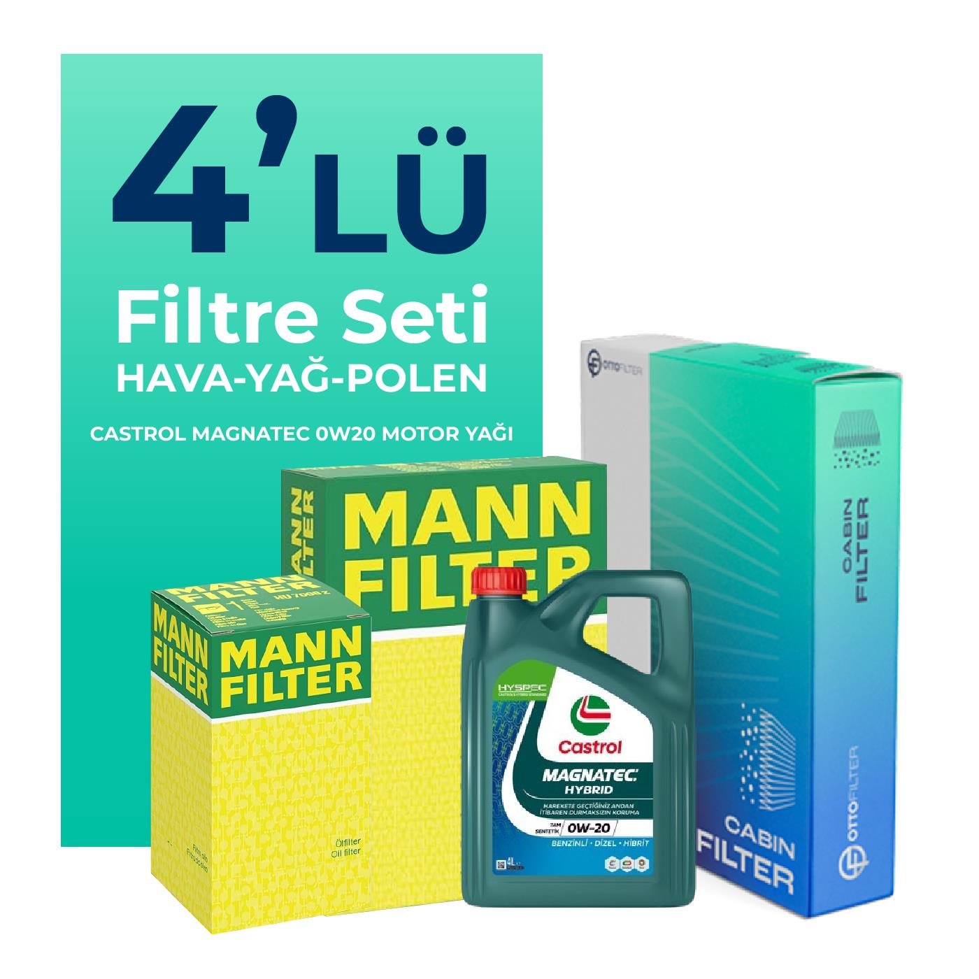 mann-suzuki-sx4-1-6-filtre-bakim-seti-castrol-motor-yagli-2007-2013-4-lu-61542 MANN Suzuki SX4 1.6 Filtre Bakım Seti Castrol Motor Yağlı (2007-2013) 4 Lü - Görsel 1